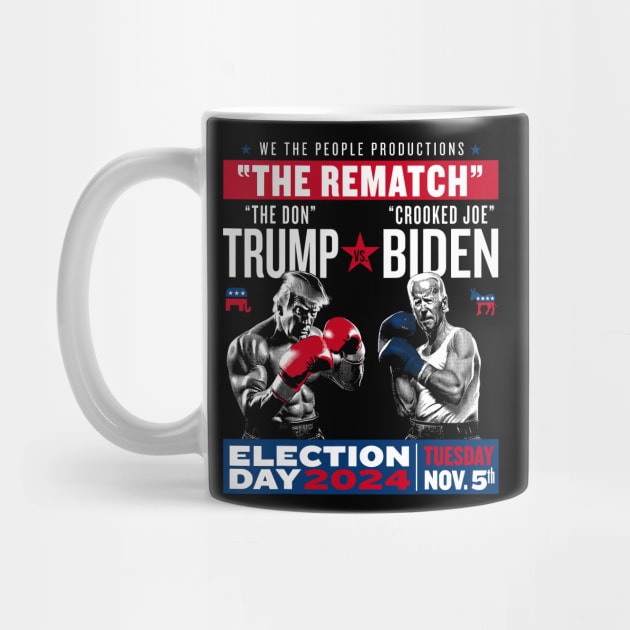 The Rematch The Don And Crooked Joe Pro Trump 2024 Election by KC Crafts & Creations